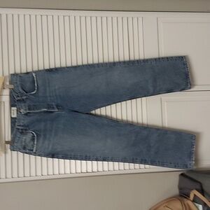 Agolde 90's style mid rise cropped jeans